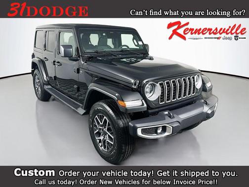 black clearcoat 2026 Jeep Wrangler 4-Door Sahara 4x4