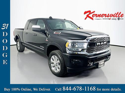 Diamond Black Crystal Pearlcoat 2022 RAM 2500 Limited Mega Cab 4x4 6'4' Box