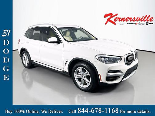 Alpine White 2021 BMW X3 xDrive30i
