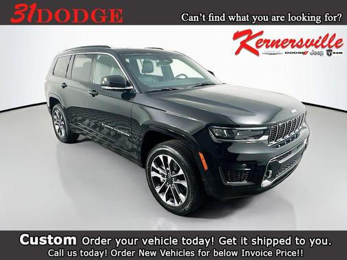 Diamond Black Crystal Pearlcoat 2025 Jeep Grand Cherokee L Overland