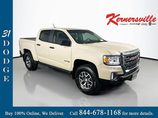 Desert Sand Metallic 2021 GMC Canyon AT4
