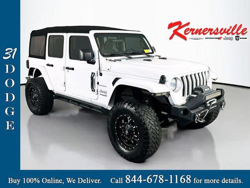 Bright White Clearcoat 2019 Jeep Wrangler Unlimited Sahara