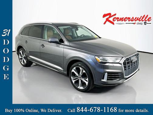 Samurai Gray Metallic 2021 Audi Q7 55 Premium Plus