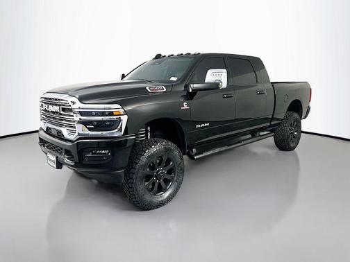 Diamond Black Crystal Pearlcoat 2025 RAM 2500 Laramie Mega Cab 4x4 6'4' Box
