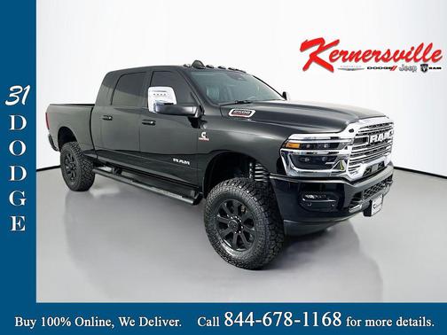 Diamond Black Crystal Pearlcoat 2025 RAM 2500 Laramie Mega Cab 4x4 6'4' Box