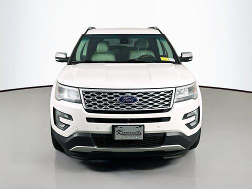 WHITE PLATINUM MET TRI-COAT 2016 Ford Explorer Platinum
