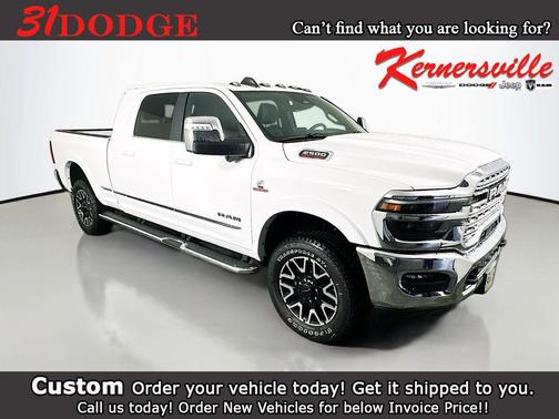 Bright White Clearcoat 2026 RAM 2500 Limited Mega Cab 4x4 6'4' Box