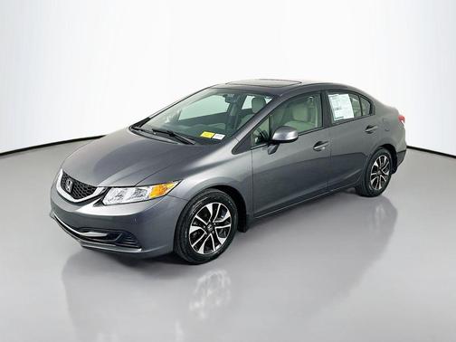 Gray 2013 Honda Civic EX