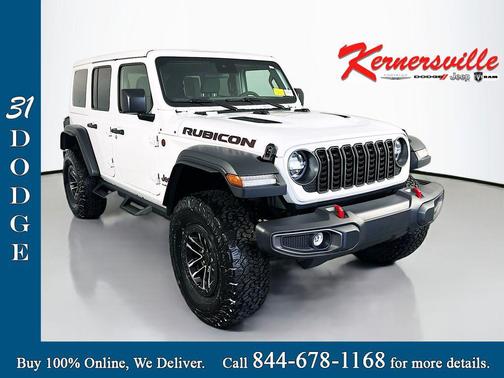 Bright White Clearcoat 2025 Jeep Wrangler Rubicon