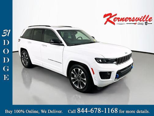 Bright White Clearcoat 2022 Jeep Grand Cherokee 4xe Overland