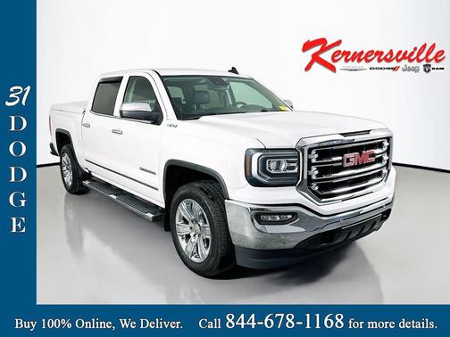 Summit White 2018 GMC Sierra 1500 SLT