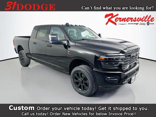 Diamond Black Crystal Pearlcoat 2026 RAM 2500 Laramie Mega Cab 4x4 6'4' Box