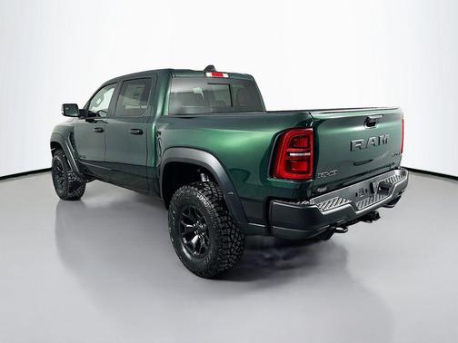 Serrano Green Metallic 2026 RAM 1500 RHO Crew Cab 4x4 5'7' Box