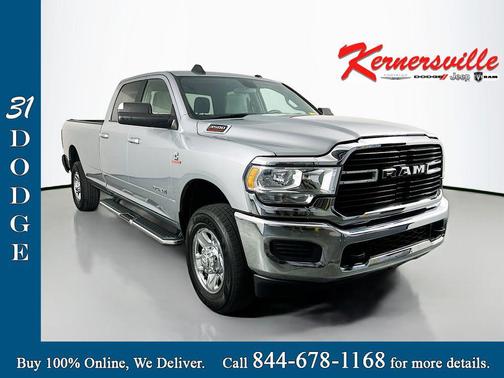 Billet Silver Metallic Clearcoat 2021 RAM 3500 Big Horn Crew Cab 4x4 8' Box