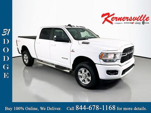 Bright White Clearcoat 2021 RAM 2500 Big Horn Crew Cab 4x4 6'4' Box