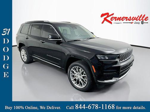 Diamond Black Crystal Pearlcoat 2022 Jeep Grand Cherokee L Summit