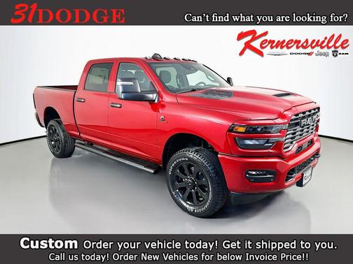 Molten Red Pearlcoat 2026 RAM 2500 Black Express Crew Cab 4x4 6'4' Box