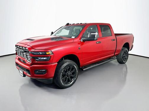 Molten Red Pearlcoat 2026 RAM 2500 Black Express Crew Cab 4x4 6'4' Box
