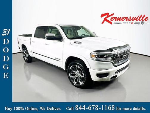 Ivory White Tri-Coat Pearlcoat 2019 RAM 1500 Limited