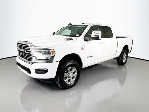 Bright White Clearcoat 2024 RAM 2500 Laramie Crew Cab 4x4 6'4' Box