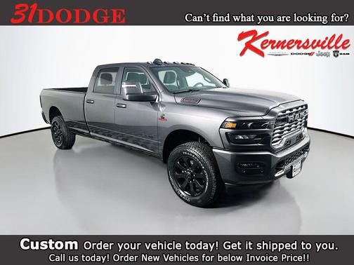 Granite Crystal Metallic Clearcoat 2026 RAM 3500 Big Horn Crew Cab 4x4 8' Box