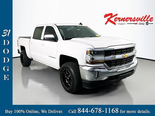 Summit White 2018 Chevrolet Silverado 1500 1LT