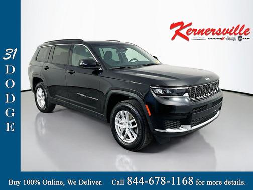 Diamond Black Crystal Pearlcoat 2025 Jeep Grand Cherokee L Laredo