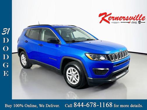Laser Blue Pearlcoat 2020 Jeep Compass Sport