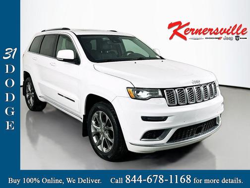Bright White Clearcoat 2019 Jeep Grand Cherokee Summit