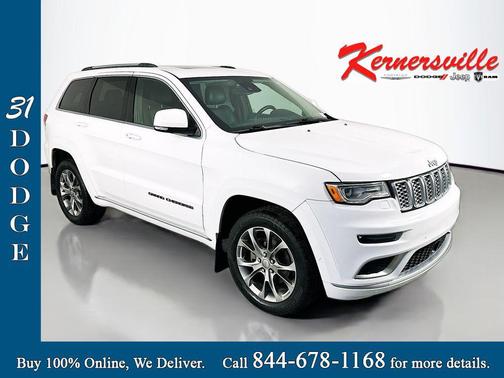 Bright White Clearcoat 2019 Jeep Grand Cherokee Summit