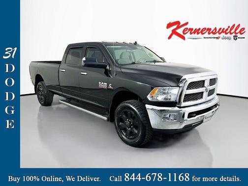 Brilliant Black Crystal Pearlcoat 2017 RAM 2500 SLT Crew Cab 4x4 8' Box