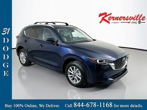 Deep Crystal Blue Mica 2024 Mazda CX-5 2.5 S Preferred Package