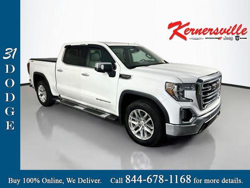 Summit White 2019 GMC Sierra 1500 SLT