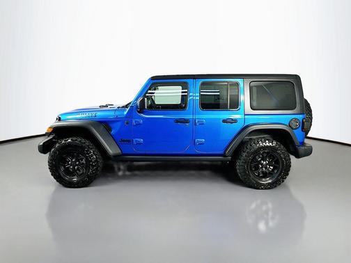 Hydro Blue Pearlcoat 2025 Jeep Wrangler Willys