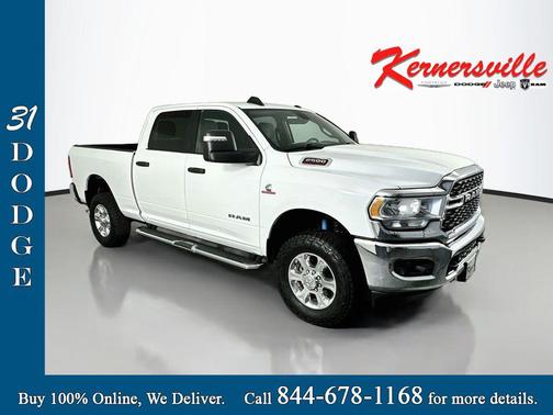 Bright White Clearcoat 2024 RAM 2500 Big Horn Crew Cab 4x4 6'4' Box
