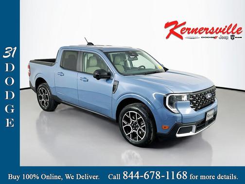 Azure Gray Metallic Tri-Coat 2026 Ford Maverick Lariat