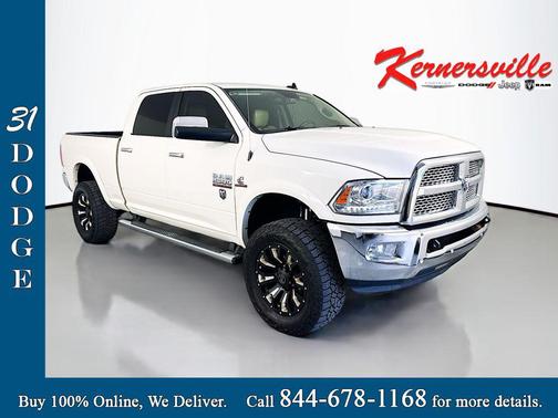 Pearl White 2017 RAM 2500 Laramie Crew Cab 4x4 6'4' Box