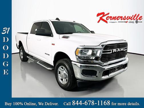 Bright White Clearcoat 2021 RAM 2500 Big Horn Crew Cab 4x4 6'4' Box