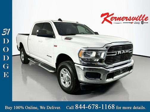 Bright White Clearcoat 2021 RAM 2500 Big Horn Crew Cab 4x4 6'4' Box