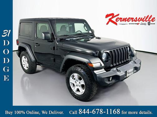 Black Clearcoat 2022 Jeep Wrangler Sport S