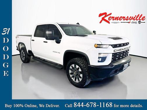 Summit White 2022 Chevrolet Silverado 2500 Custom