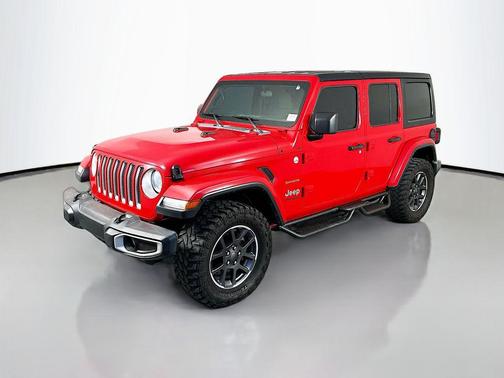 Firecracker Red Clearcoat 2019 Jeep Wrangler Unlimited Sahara