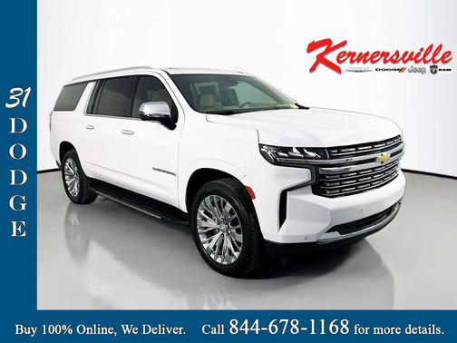 Summit White 2021 Chevrolet Suburban Premier