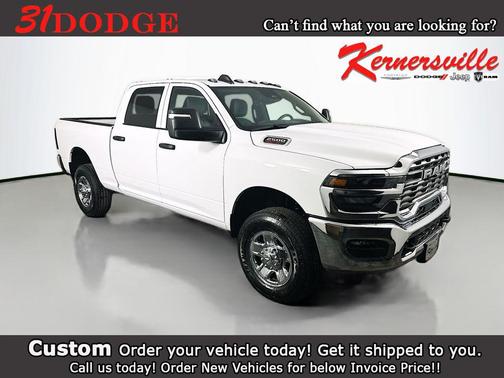 Bright White Clearcoat 2026 RAM 2500 Tradesman Crew Cab 4x4 6'4' Box