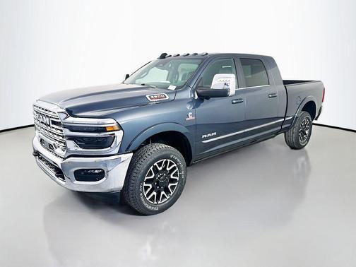 Forged Blue Metallic 2026 RAM 3500 Limited Mega Cab 4x4 6'4' Box