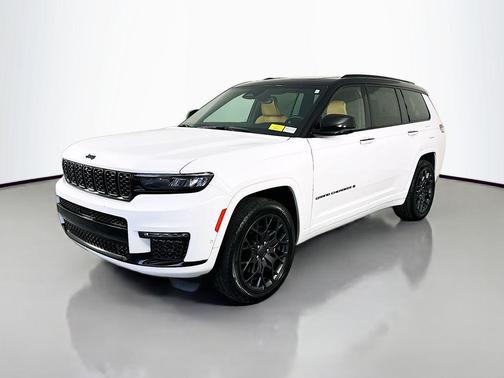 Bright White Clearcoat 2025 Jeep Grand Cherokee L Summit Reserve