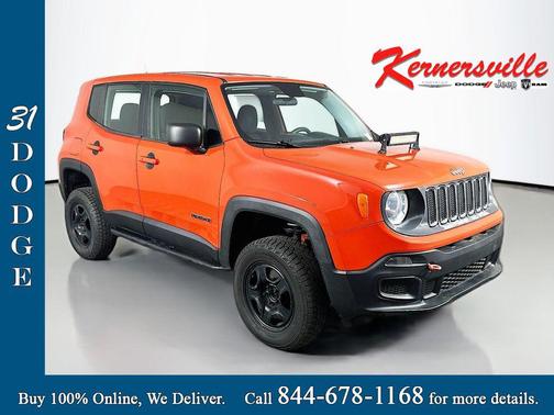 Omaha Orange 2017 Jeep Renegade Sport