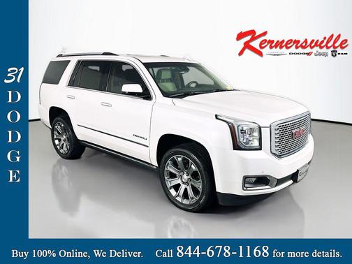 White Frost Tricoat 2017 GMC Yukon Denali