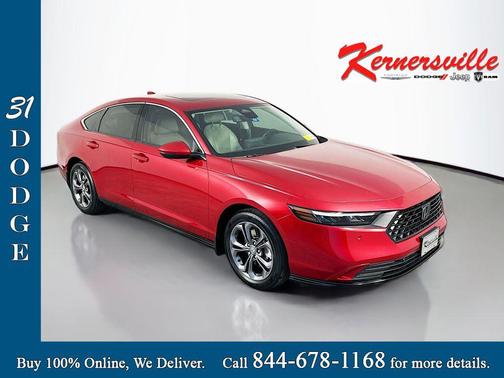 Burgundy 2024 Honda Accord Hybrid EX-L