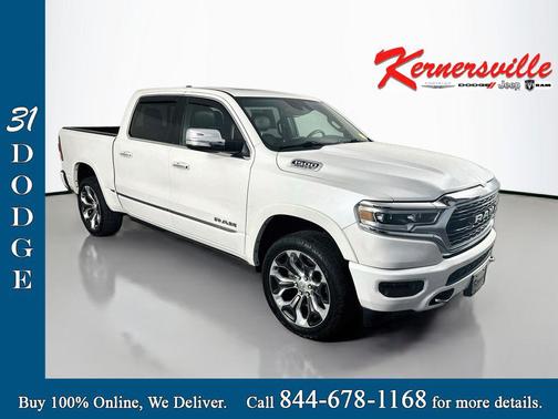 Ivory White Tri-Coat Pearlcoat 2019 RAM 1500 Limited